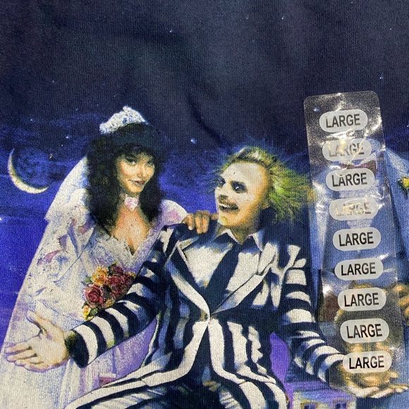 Graphic T-shirt Beetle Juice Lg - Picture 1 of 2